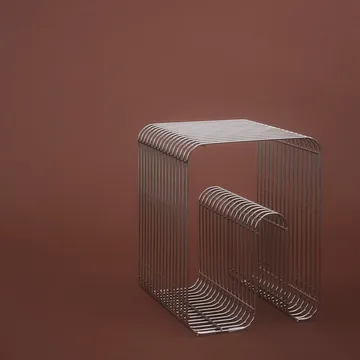 Curva スツール H43 cm - Silver - AYTM | アイテム