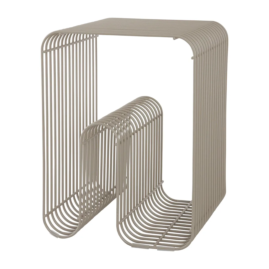 Curva スツール H43 cm, Taupe AYTM | アイテム