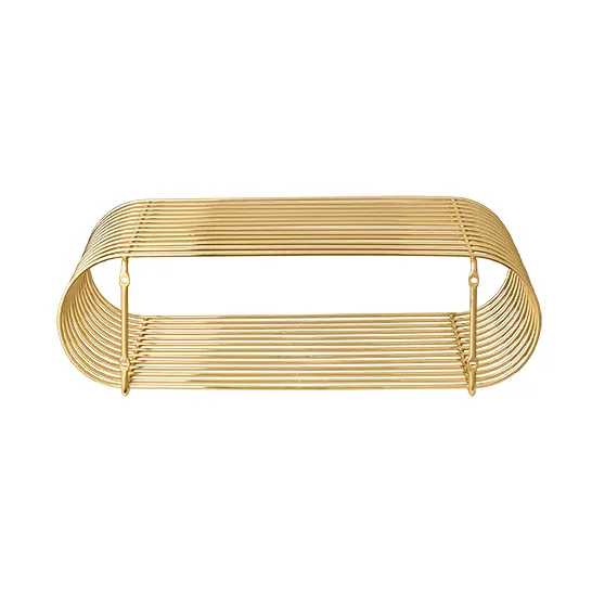 Curva シェルフ L40.4 cm, Brass AYTM | アイテム