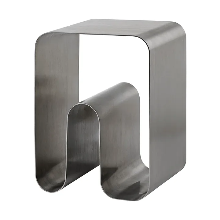 Curva スツール 固体 - Silver, 32x32x43.2 cm - AYTM | アイテム