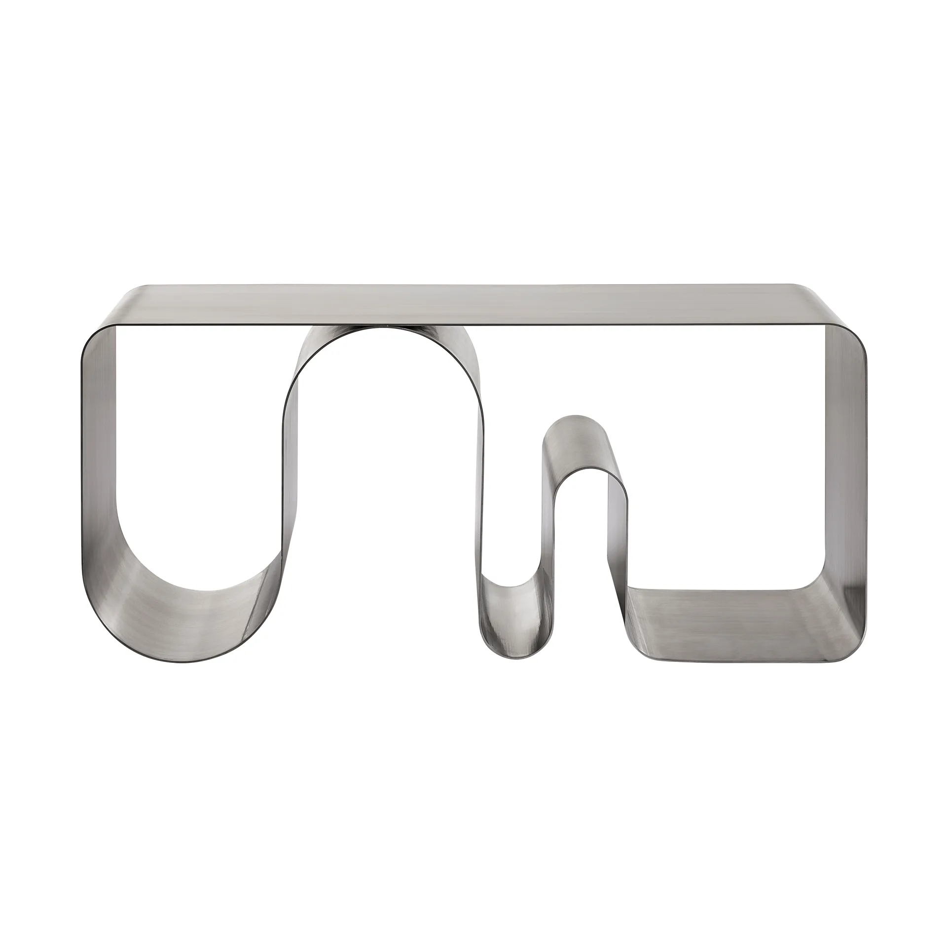 Curva ベンチ 固定式, Silver-coloured, 100 cm AYTM | アイテム
