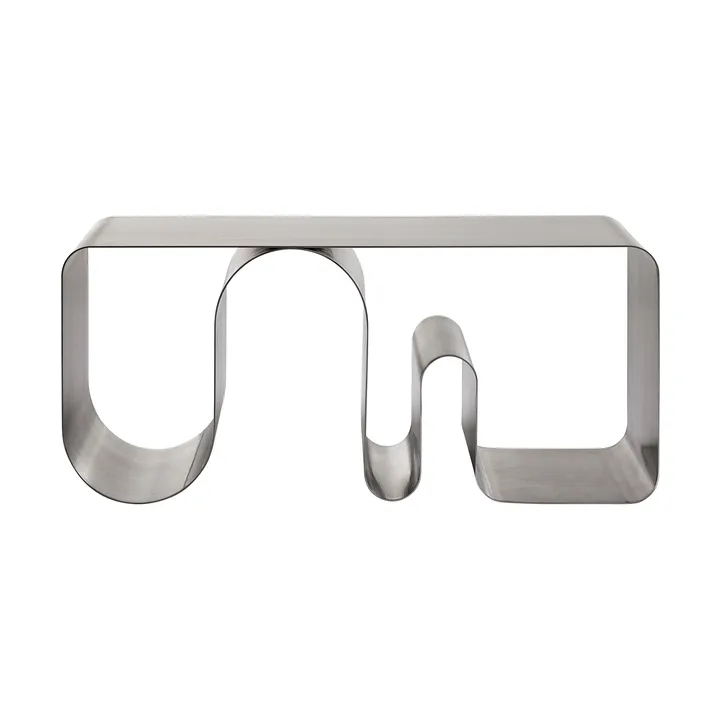 Curva ベンチ 固定式 - Silver-coloured, 100 cm - AYTM | アイテム