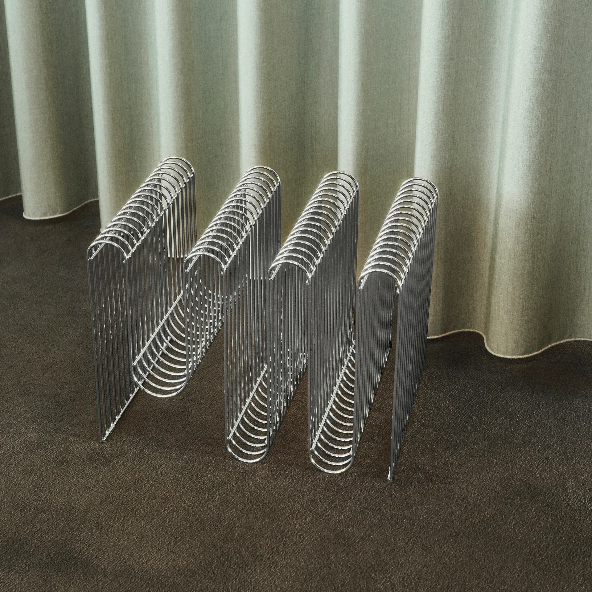 Curva ニュースペーパースタンド, silver AYTM | アイテム