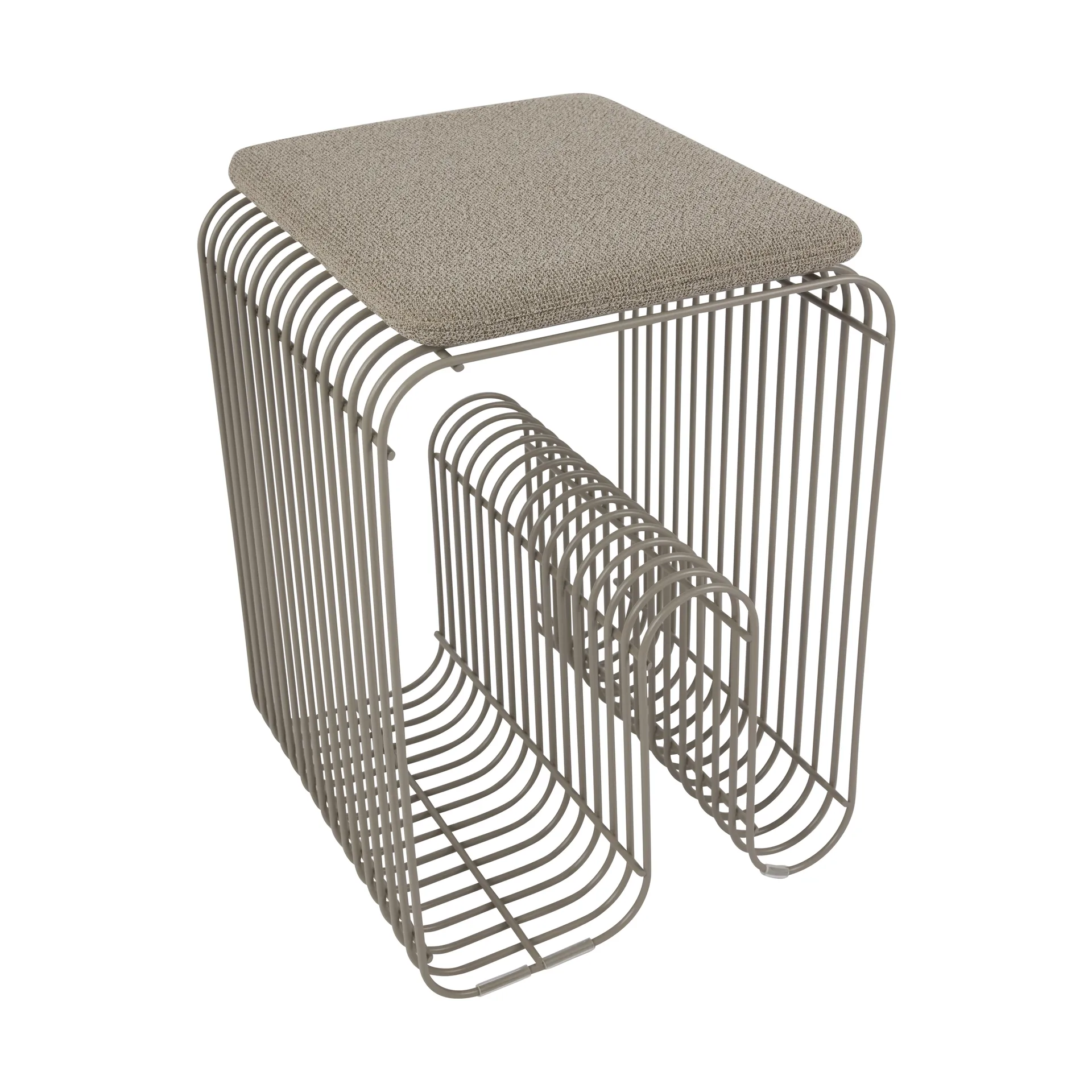 CurvaCurva スツール用シートクッション 27x32.5 cm, Taupe AYTM | アイテム
