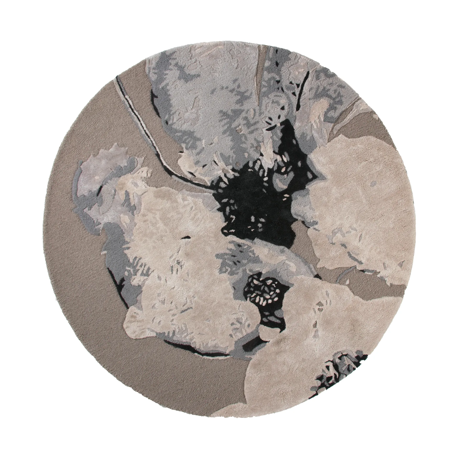 Floreo ラグ Ø130 cm, Gray-white. AYTM | アイテム