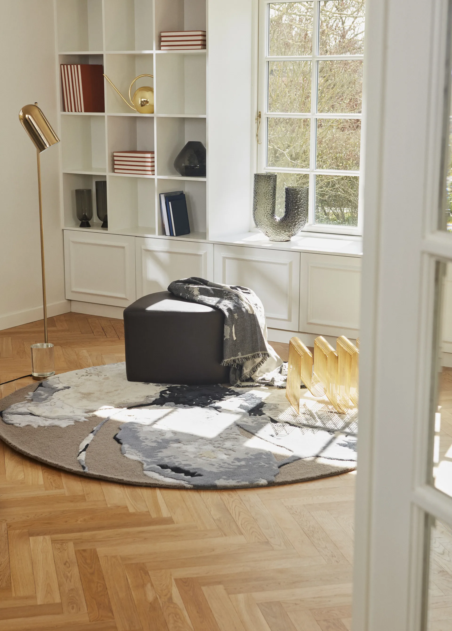 Floreo ラグ  Ø200 cm, White-grey AYTM | アイテム