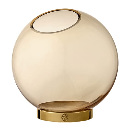 Globe 花瓶 ミディアム - amber-gold - AYTM | アイテム