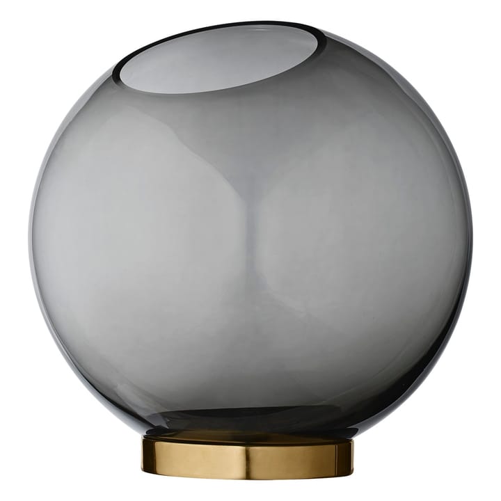 Globe 花瓶 ラージ - black-brass - AYTM | アイテム