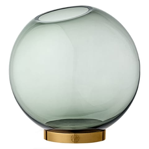 Globe 花瓶 ラージ - green-brass - AYTM | アイテム