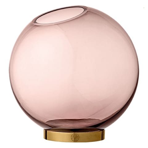 Globe 花瓶 ラージ - pink-brass - AYTM | アイテム