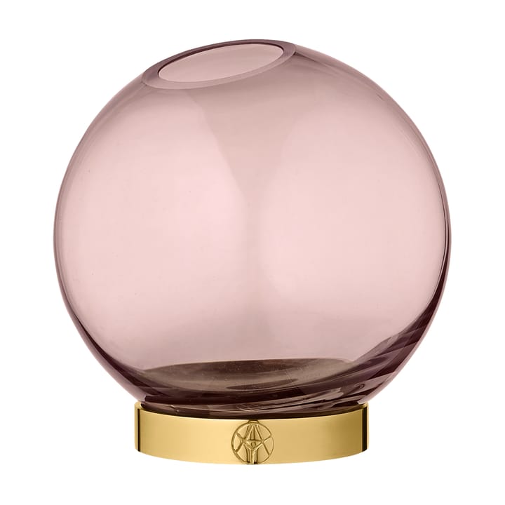 Globe 花瓶 スモール - pink-brass - AYTM | アイテム