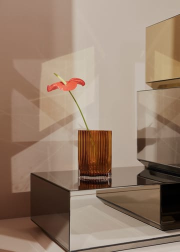Leaf 花瓶 20 cm - Amber - AYTM | ア��イテム
