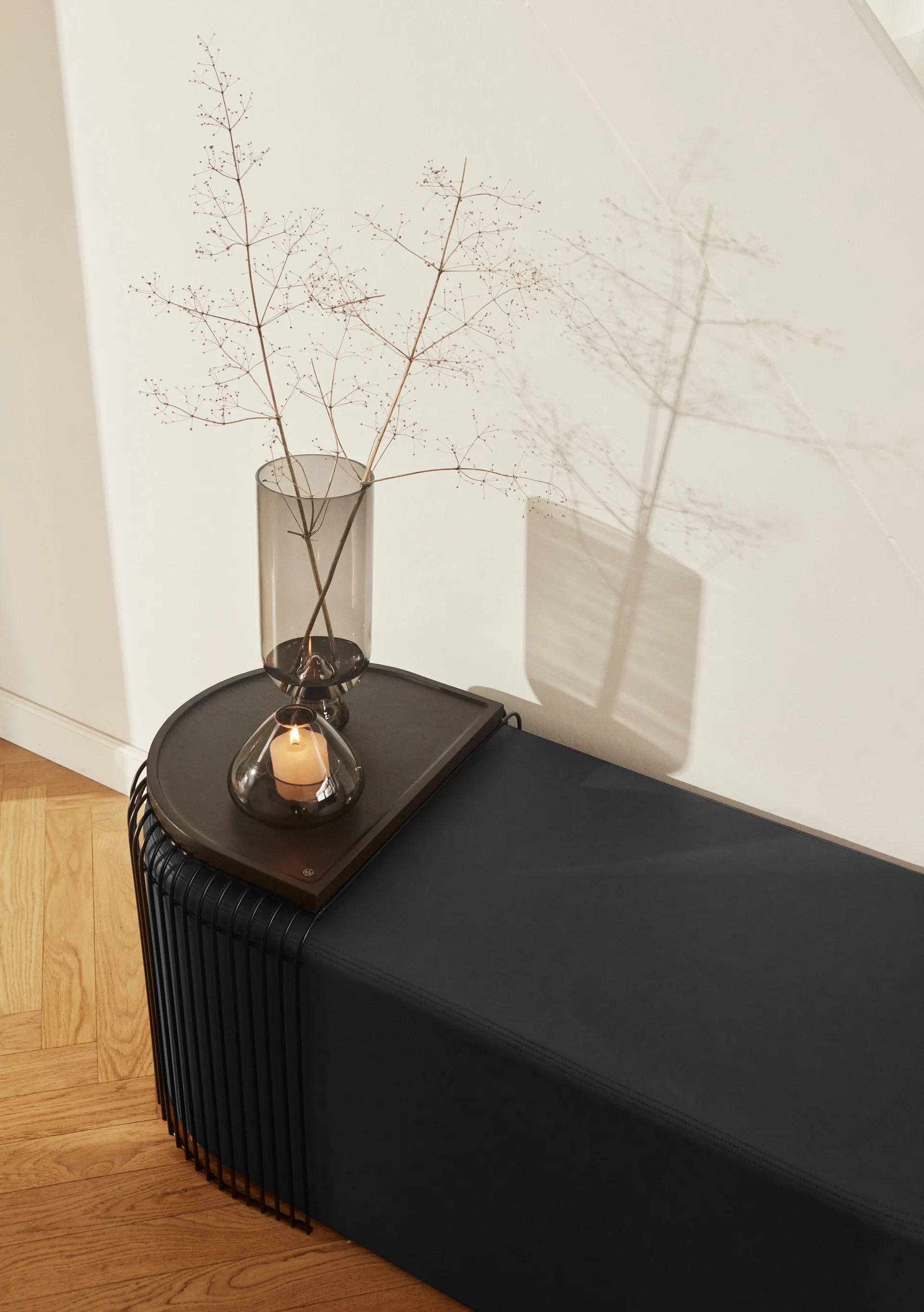 Sessio トレイ rundad 32x40 cm, Walnut AYTM | アイテム