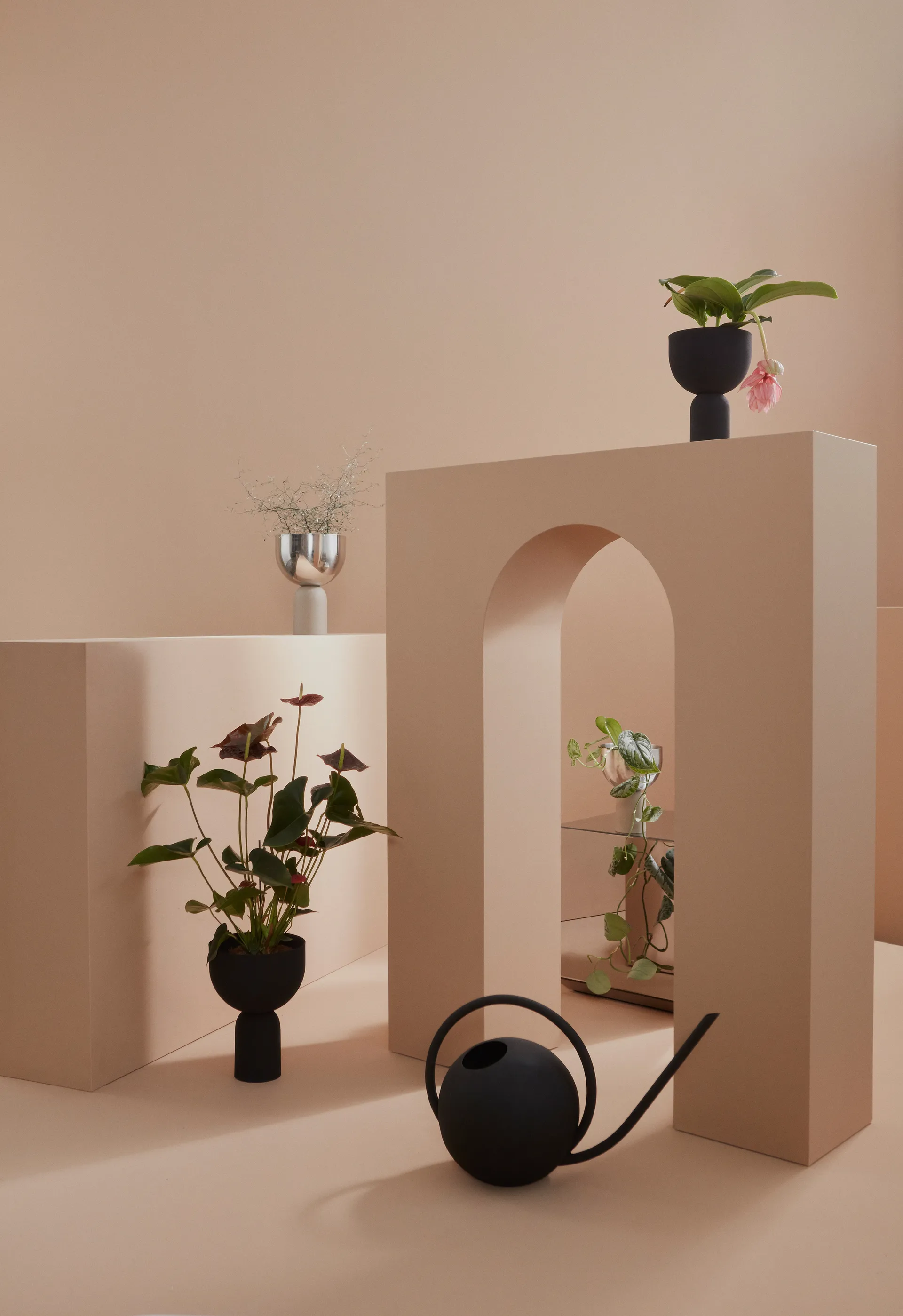 Torus 植木鉢 Ø17 cm, Black-black AYTM | アイテム