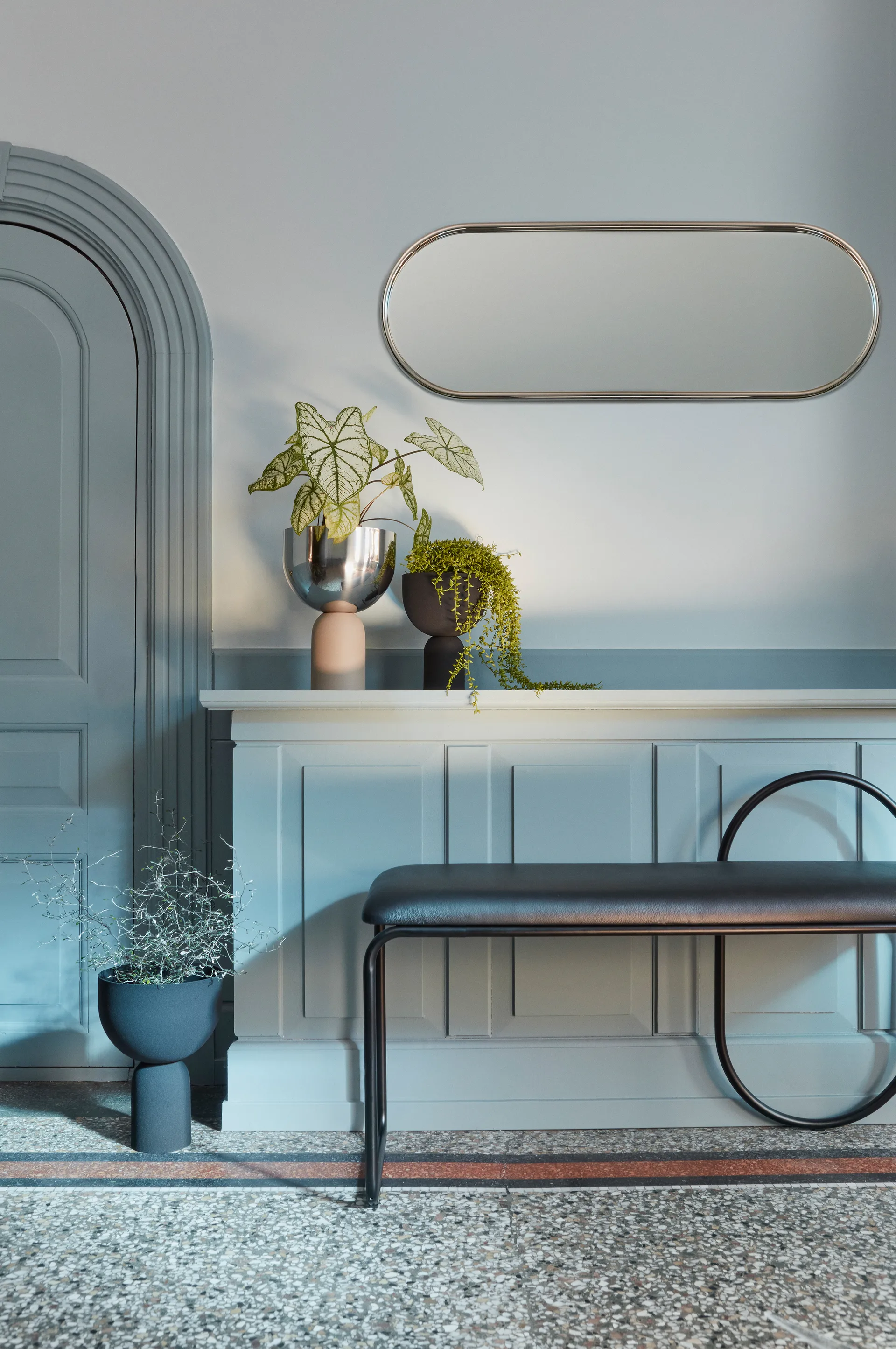 Torus 植木鉢 Ø22 cm, Silver-taupe AYTM | アイテム