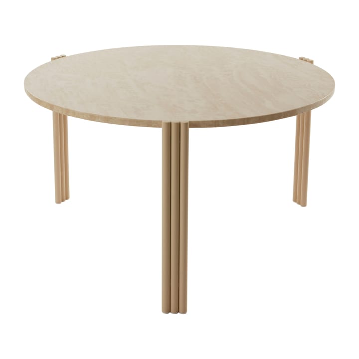 Tribus コーヒーテーブル Ø80 cm - Light Sand-travertine - AYTM | アイテム
