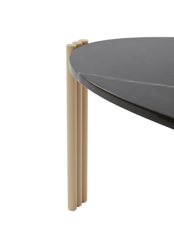 Tribus コーヒーテーブル オーバル 92.4 x 47.6 x 35 cm - Light Sand-black - AYTM | アイテム