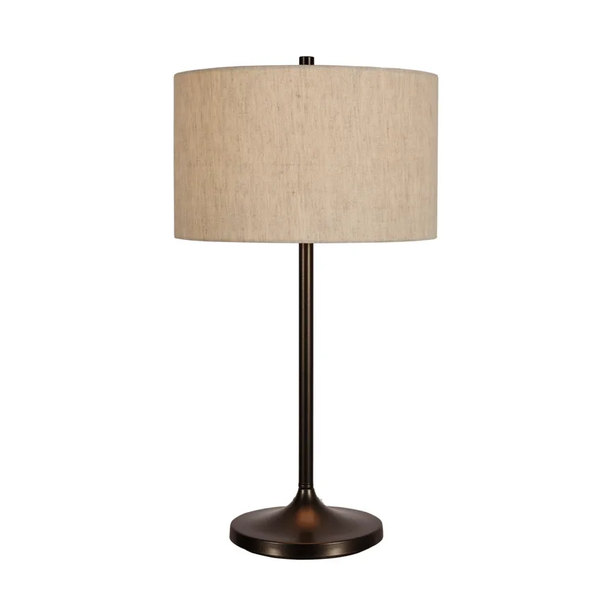 Soft テーブルランプ, Linen natural-metallic bronze, Ø34x64 cm Belid | ベリッド
