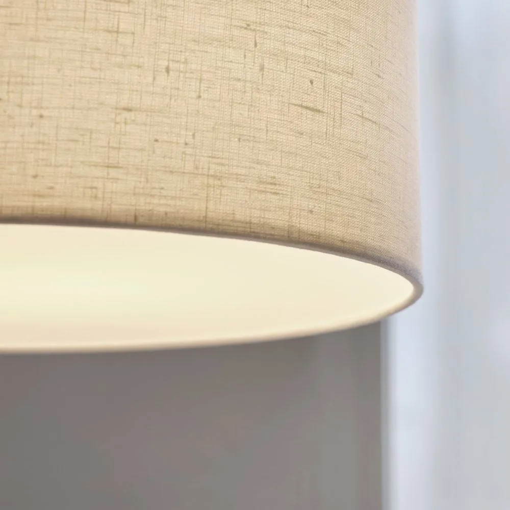 Soft ペンダントランプ, Linen natural-metallic bronze, Ø44 cm Belid | ベリッド
