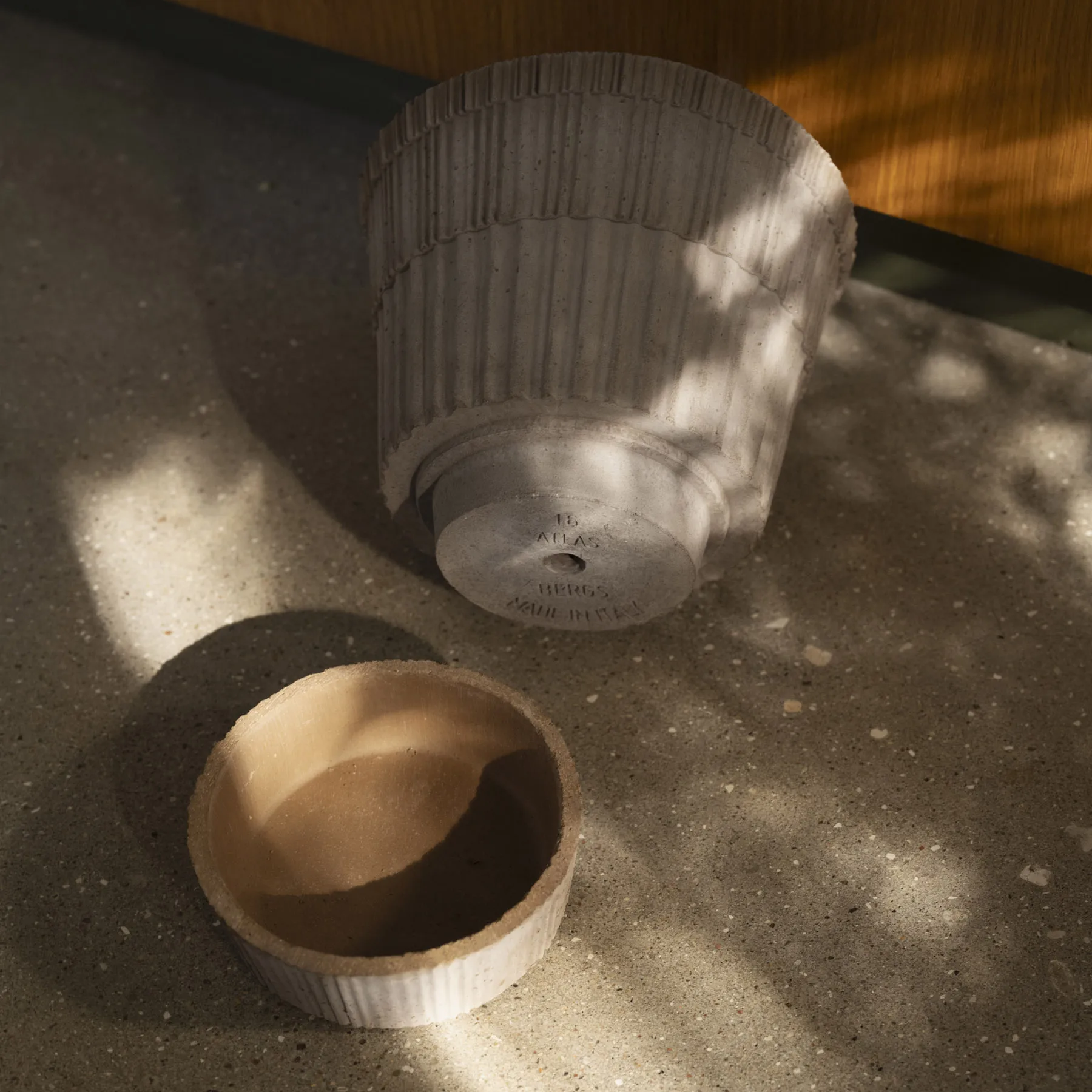 Atlas raw 鉢, Grey, Ø18 cm Bergs Potter | バーグスポッター