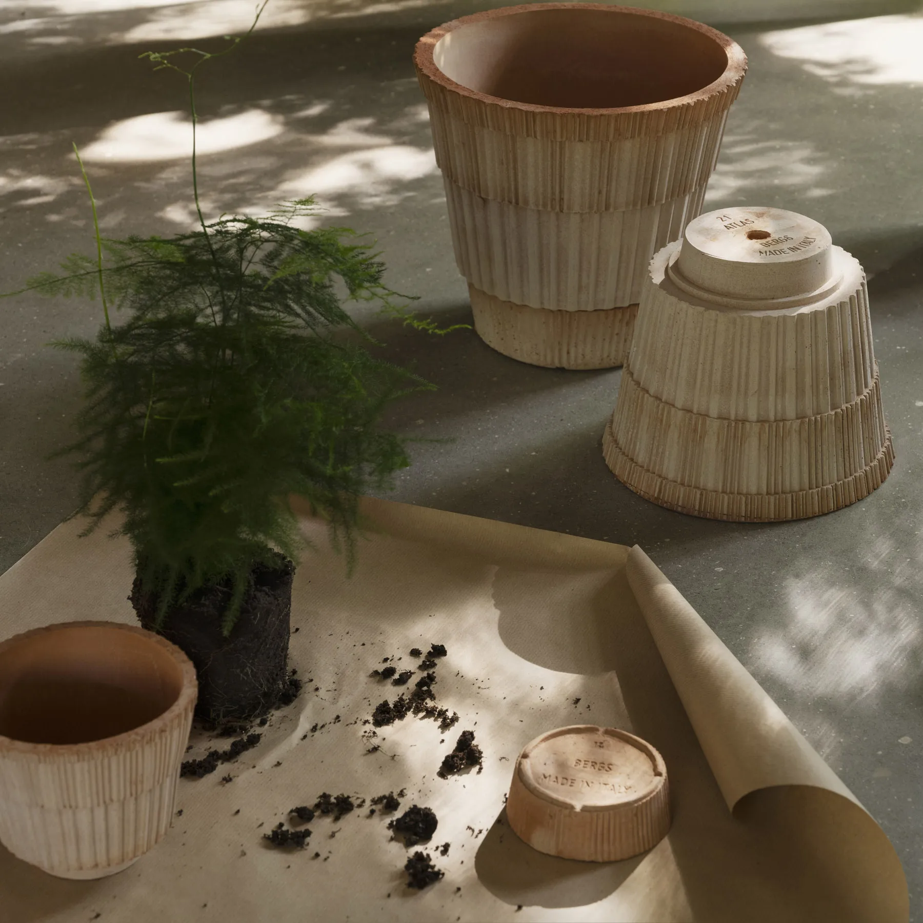 Atlas raw 鉢, Pink, Ø16 cm Bergs Potter | バーグスポッター