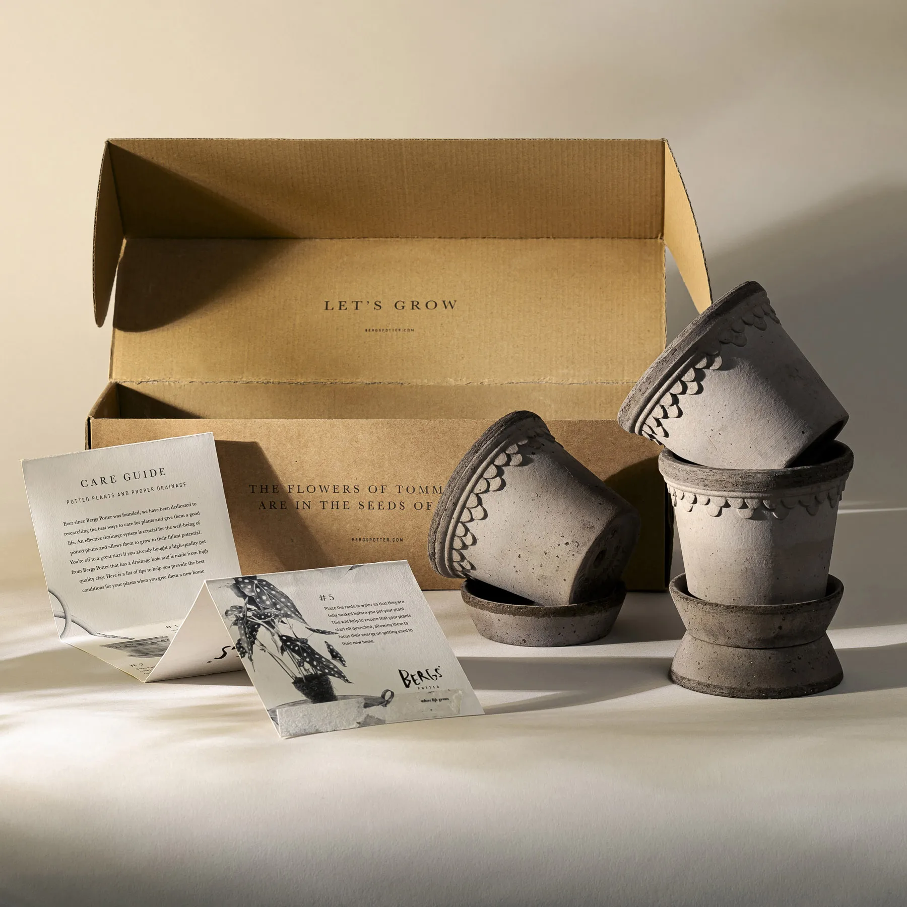 Copenhagen 鉢 Ø10 cm 3個, Grey Bergs Potter | バーグスポッター