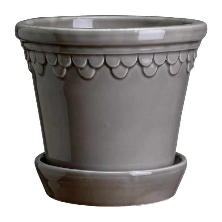 Copenhagen 植木鉢 グレーズ 10 cm - Grey - Bergs Potter | バーグスポッター