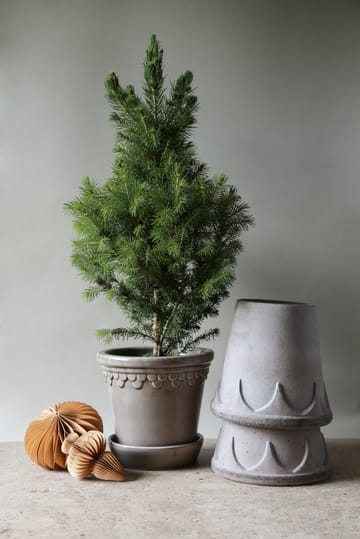 Copenhagen 植木鉢 グレーズ 14 cm - Grey - Bergs Potter | バーグスポッター