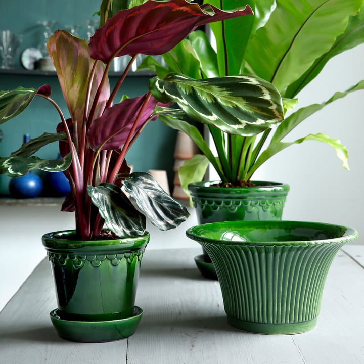 Copenhagen 植木鉢 グレーズ 16 cm, Green Bergs Potter | バーグスポッター