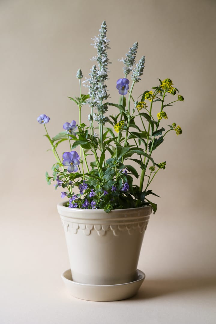 Copenhagen 植木鉢 グレーズ 16 cm, Sand Stone Bergs Potter | バーグスポッター