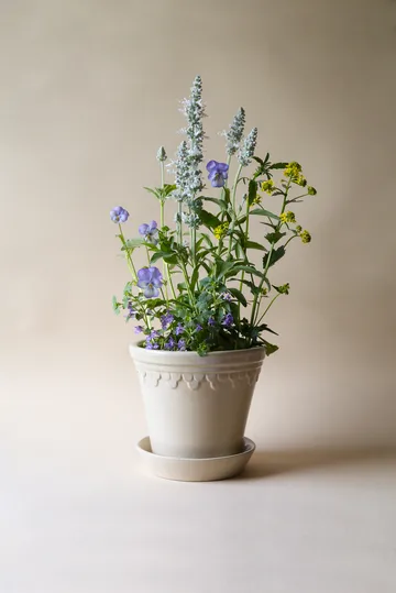 Copenhagen 植木鉢 グレーズ - Sand Stone, Ø10 cm - Bergs Potter | バーグスポッター