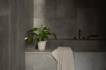 Fleur ポット 受け皿付き 2点セット - Grey, Ø14 cm - Bergs Potter | バーグスポッター