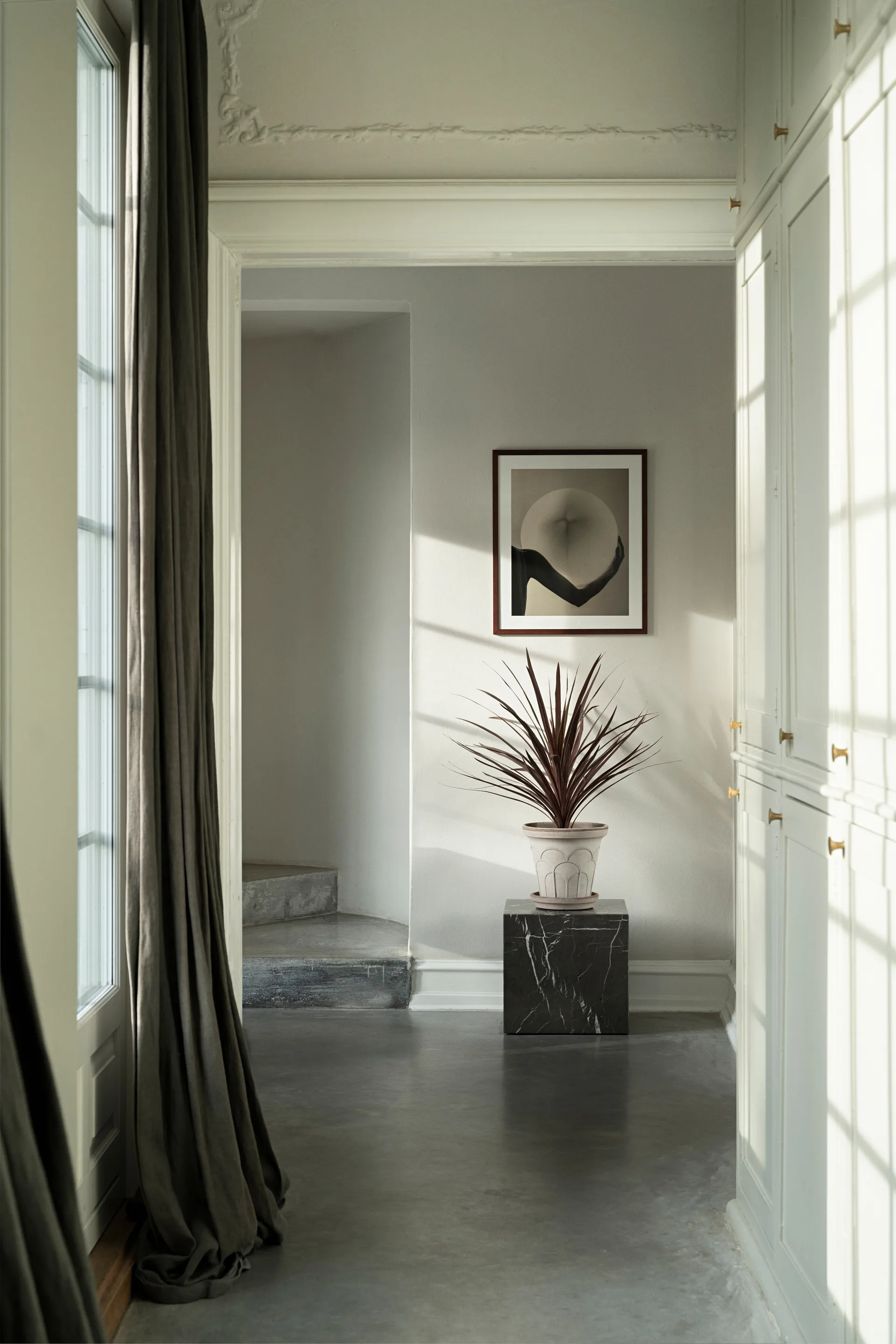 Fleur ポット 受け皿付き 2点セット, Grey, Ø25 cm Bergs Potter | バーグスポッター