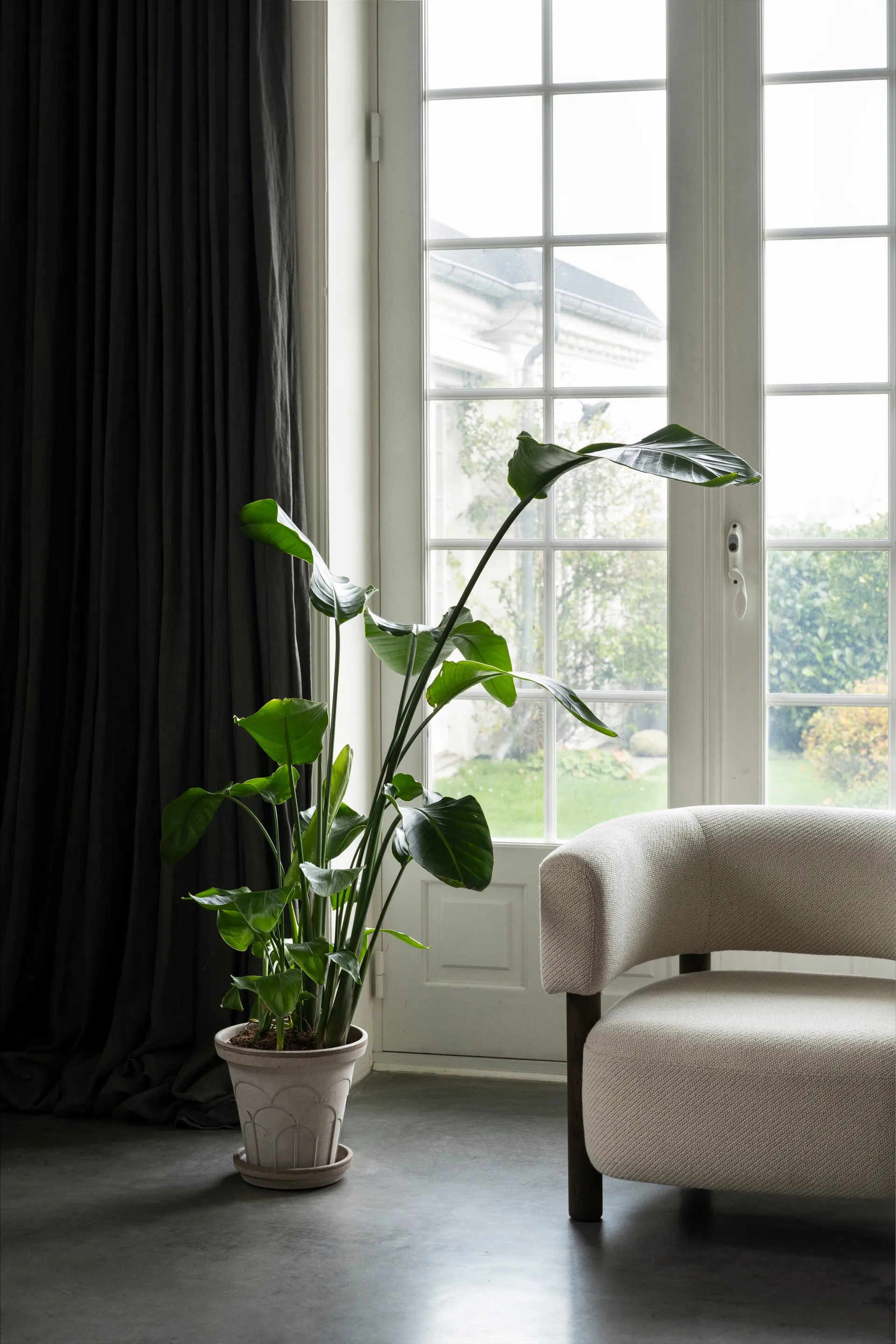 Fleur ポット 受け皿付き, Grey, Ø25 cm Bergs Potter | バーグスポッター