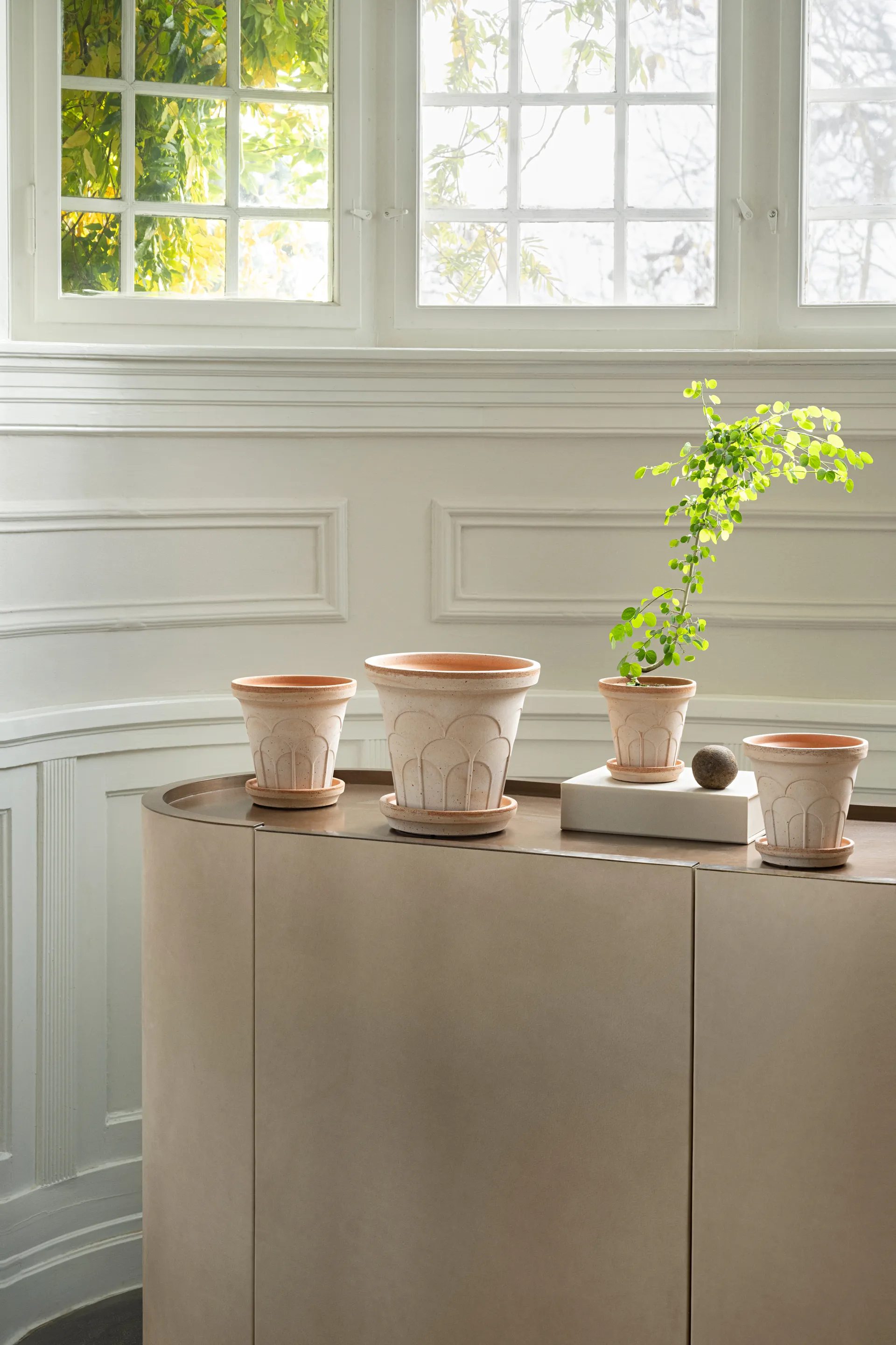 Fleur ポット 受け皿付き, Pink, Ø21 cm Bergs Potter | バーグスポッター