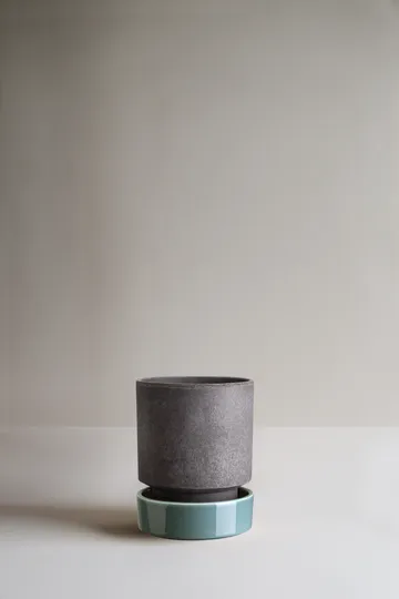 Hoff 植木鉢 - Ø14 cm, Raw Grey-Misty Blue (grey-blue) - Bergs Potter | バーグスポッター