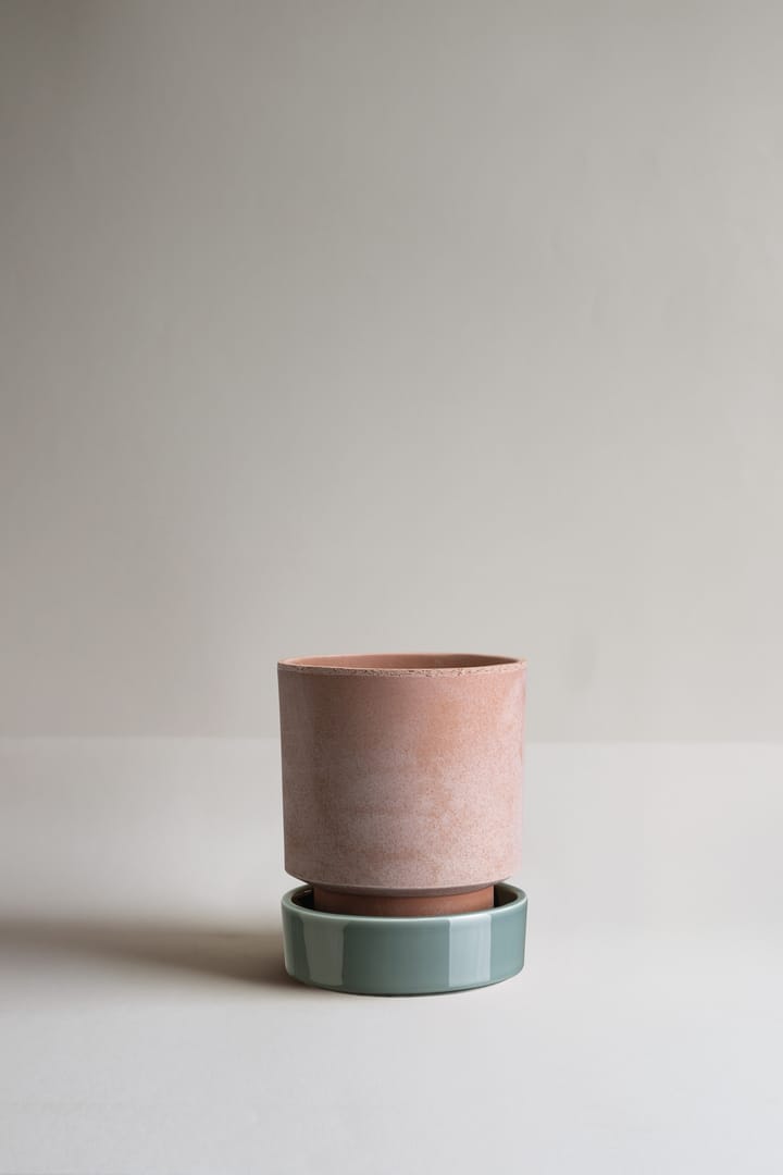 Hoff ポット, Ø14 cm, Raw Rosa-Misty Blue Bergs Potter | バーグスポッター