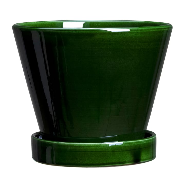 Julie 植木鉢 グレーズ 11 cm - Green emerald - Bergs Potter | バーグスポッター