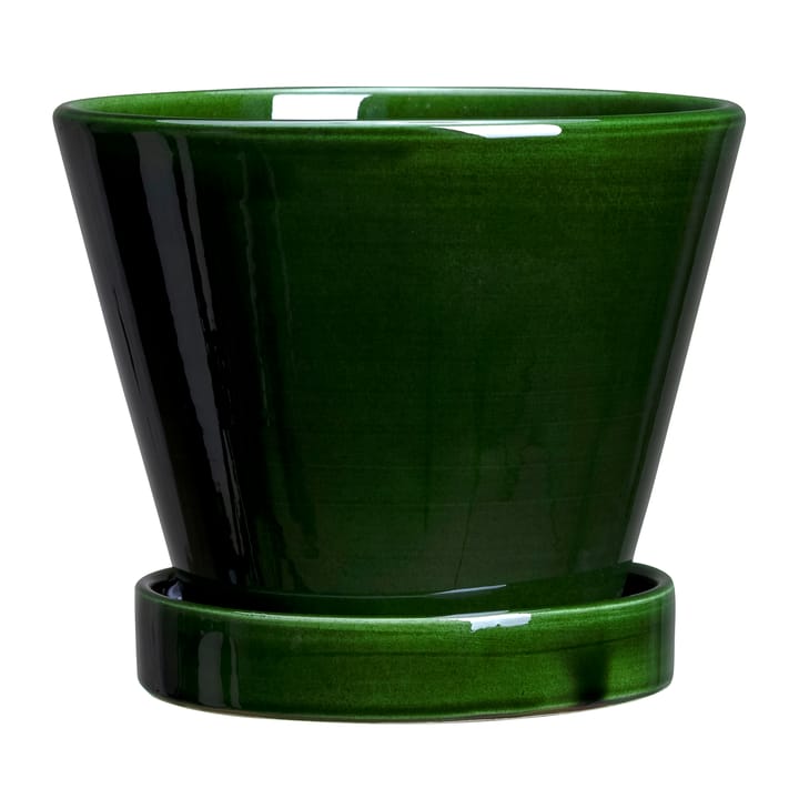 Julie 植木鉢 グレーズ 19 cm - Green emerald - Bergs Potter | バーグスポッター