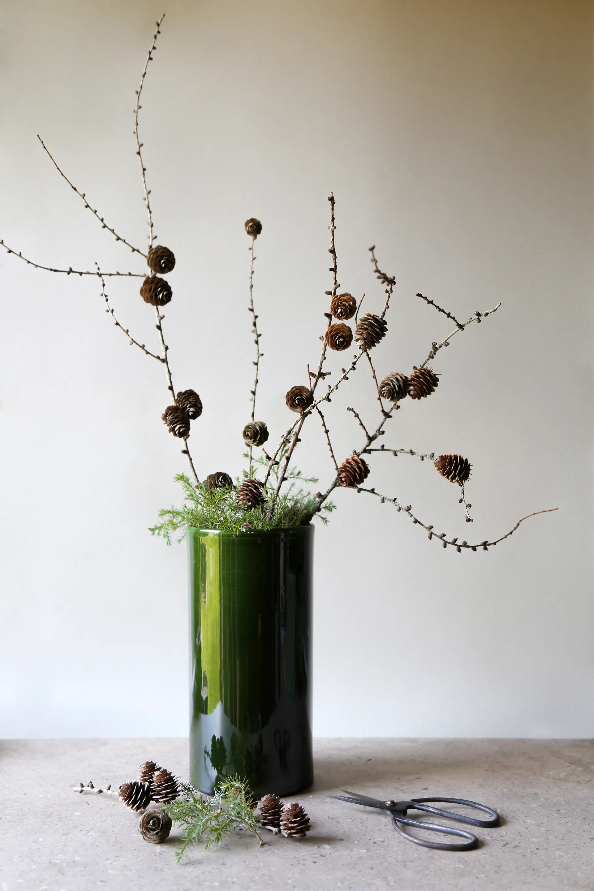 Romeo 花瓶 glazed Ø12 cm, Green Bergs Potter | バーグスポッター