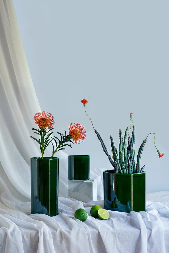 Romeo 花瓶 glazed Ø12 cm, Green Bergs Potter | バーグスポッター