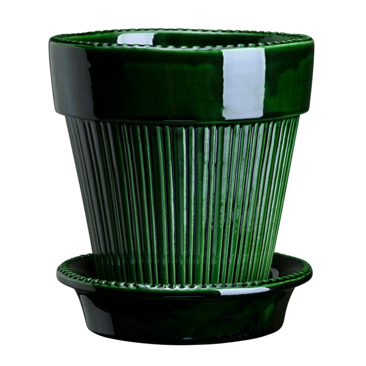 Simona 植木鉢 グレーズ 16 cm - Green - Bergs Potter | バーグスポッター