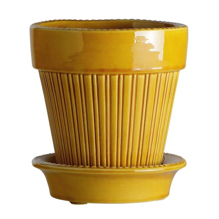 Simona 植木鉢 グレーズ 16 cm - Yellow - Bergs Potter | バーグスポッター