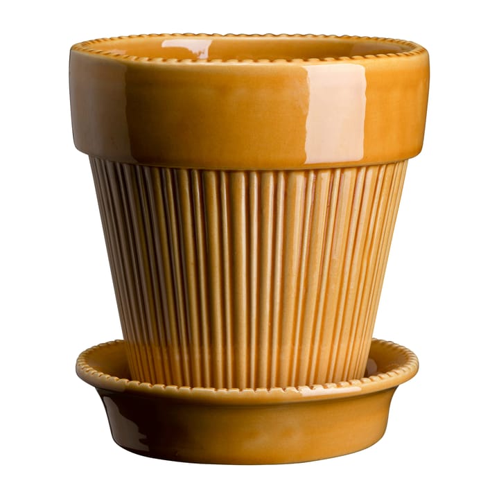 Simona 植木鉢 glazed Ø12 cm - Yellow - Bergs Potter | バーグスポッター