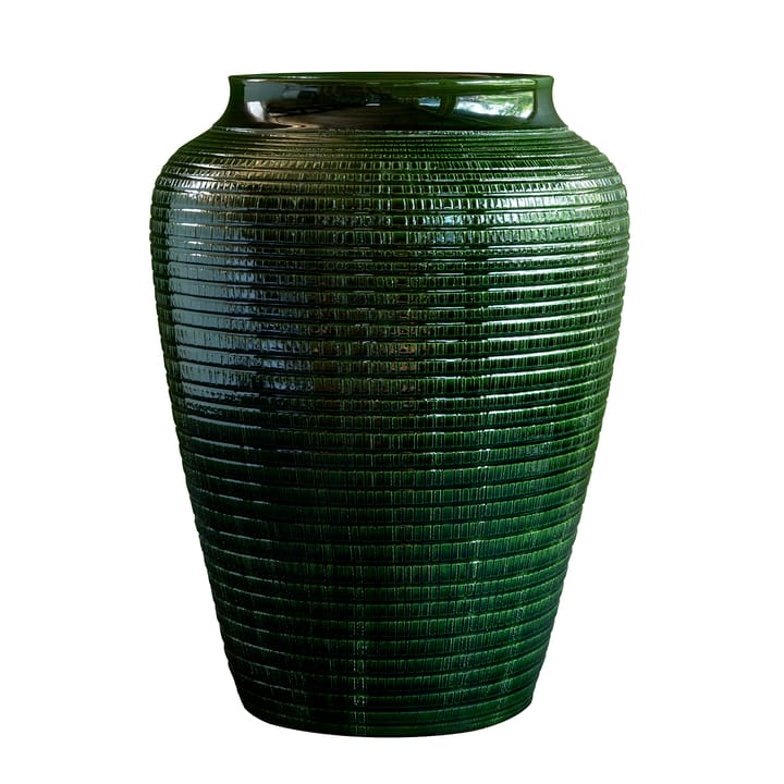 Willow 花瓶 グレーズ 35 cm - Green emerald - Bergs Potter | バーグスポッター