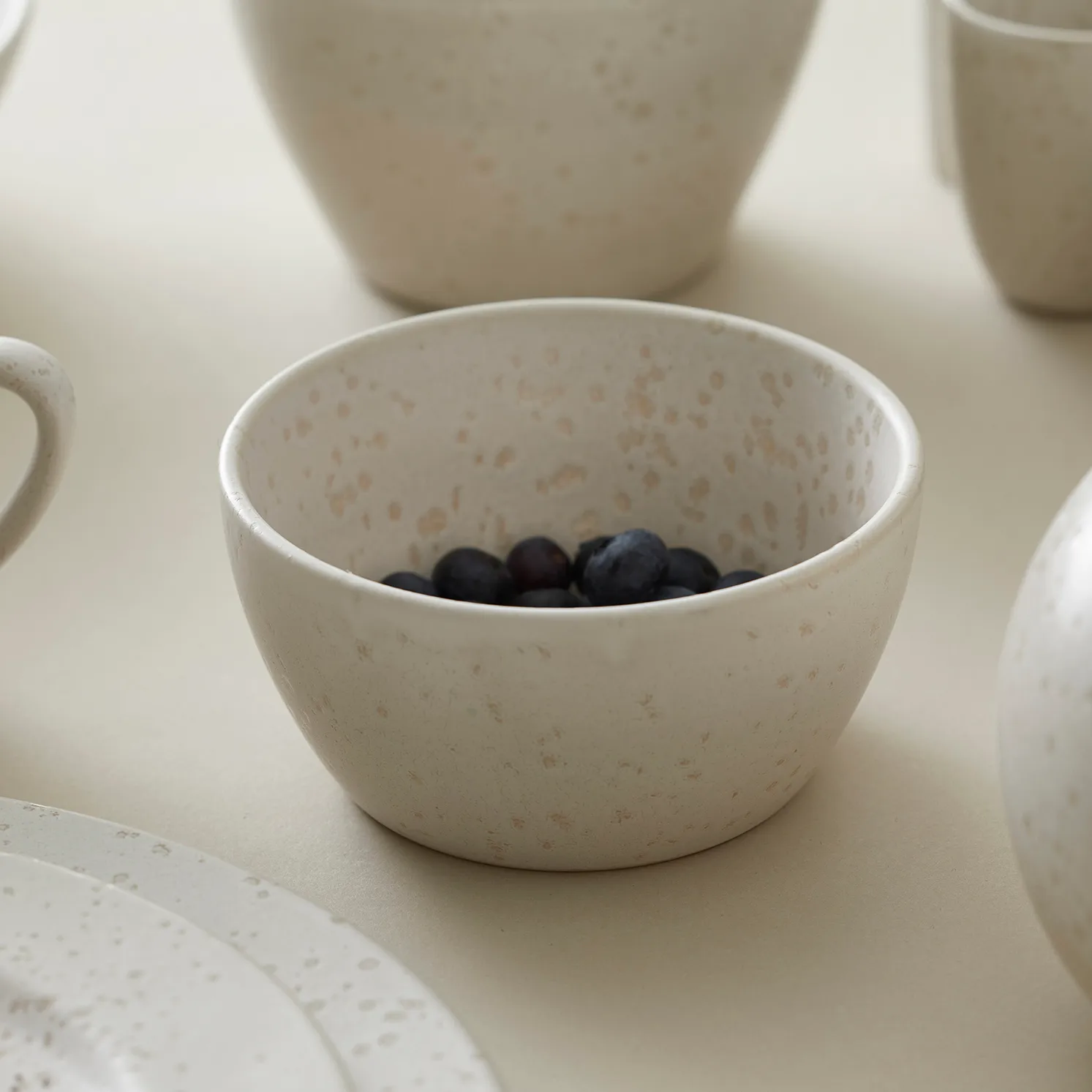 Bitz ボウル Ø12 cm マット, matte cream white Bitz | ビッツ