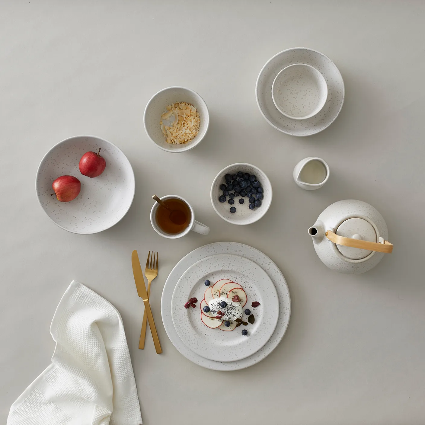 Bitz ボウル Ø12 cm マット, matte cream white Bitz | ビッツ