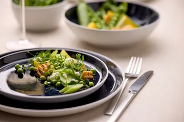 Bitz プレート ガストロ Ø 21 cm - White–dark blue - Bitz | ビッツ