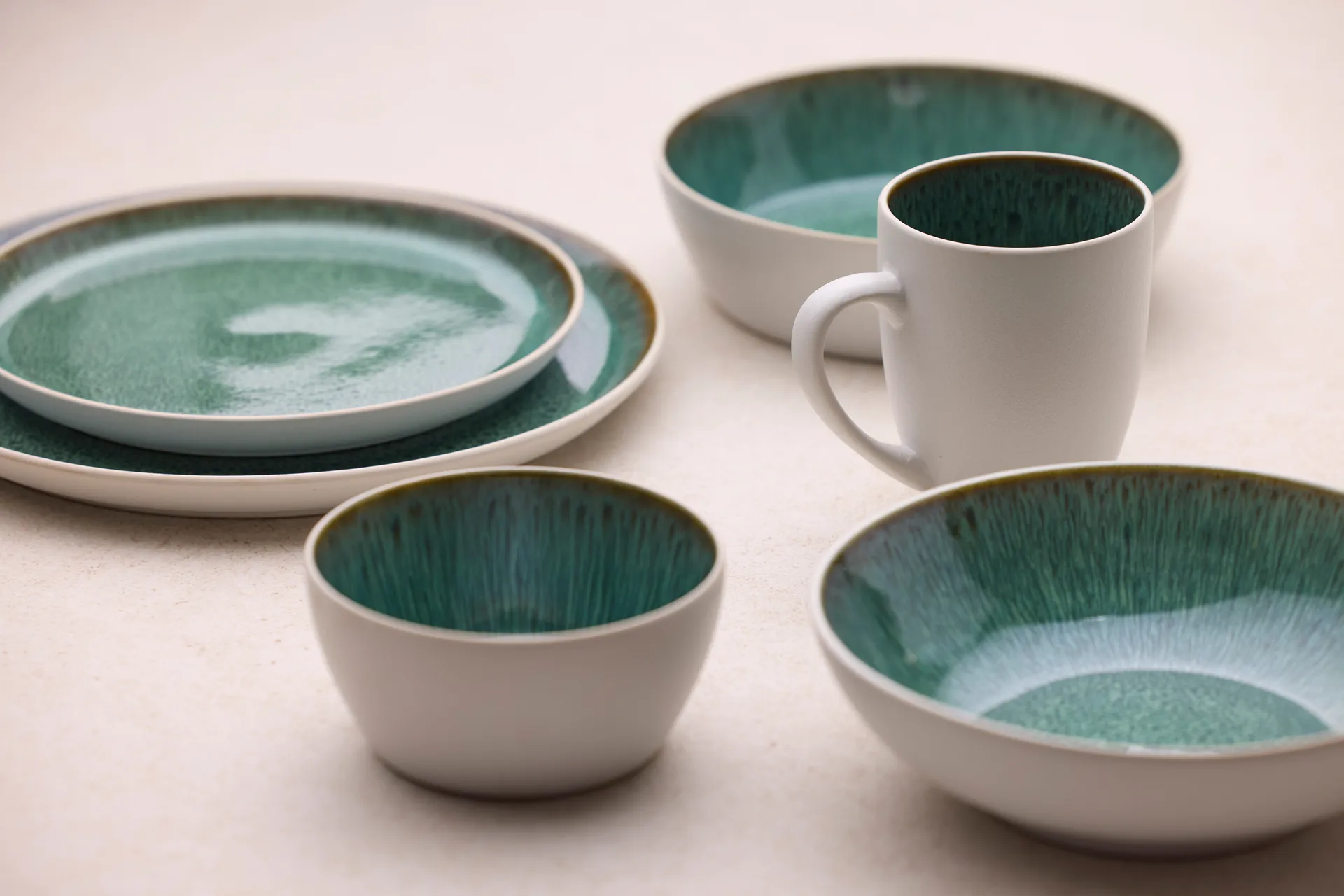 Bitz ボウル Gastro Ø12 cm, White-green Bitz | ビッツ