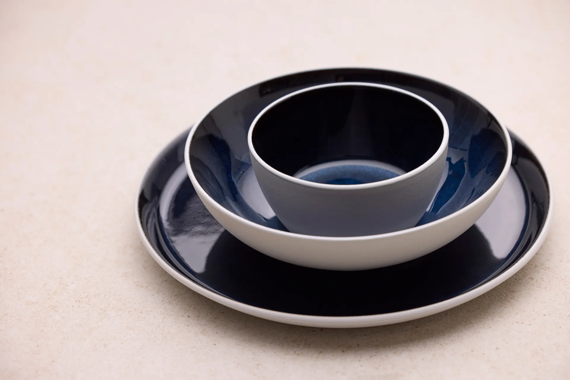 Bitz ボウル Gastro Ø12 cm, White–dark blue Bitz | ビッツ